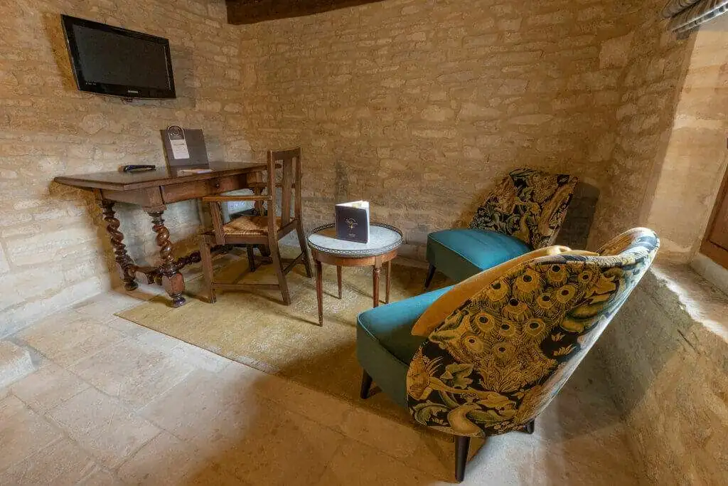 Chambre Cosy 122 appelée Le Donjon de l'hotel Ferme de la Rançonnière en Normandie